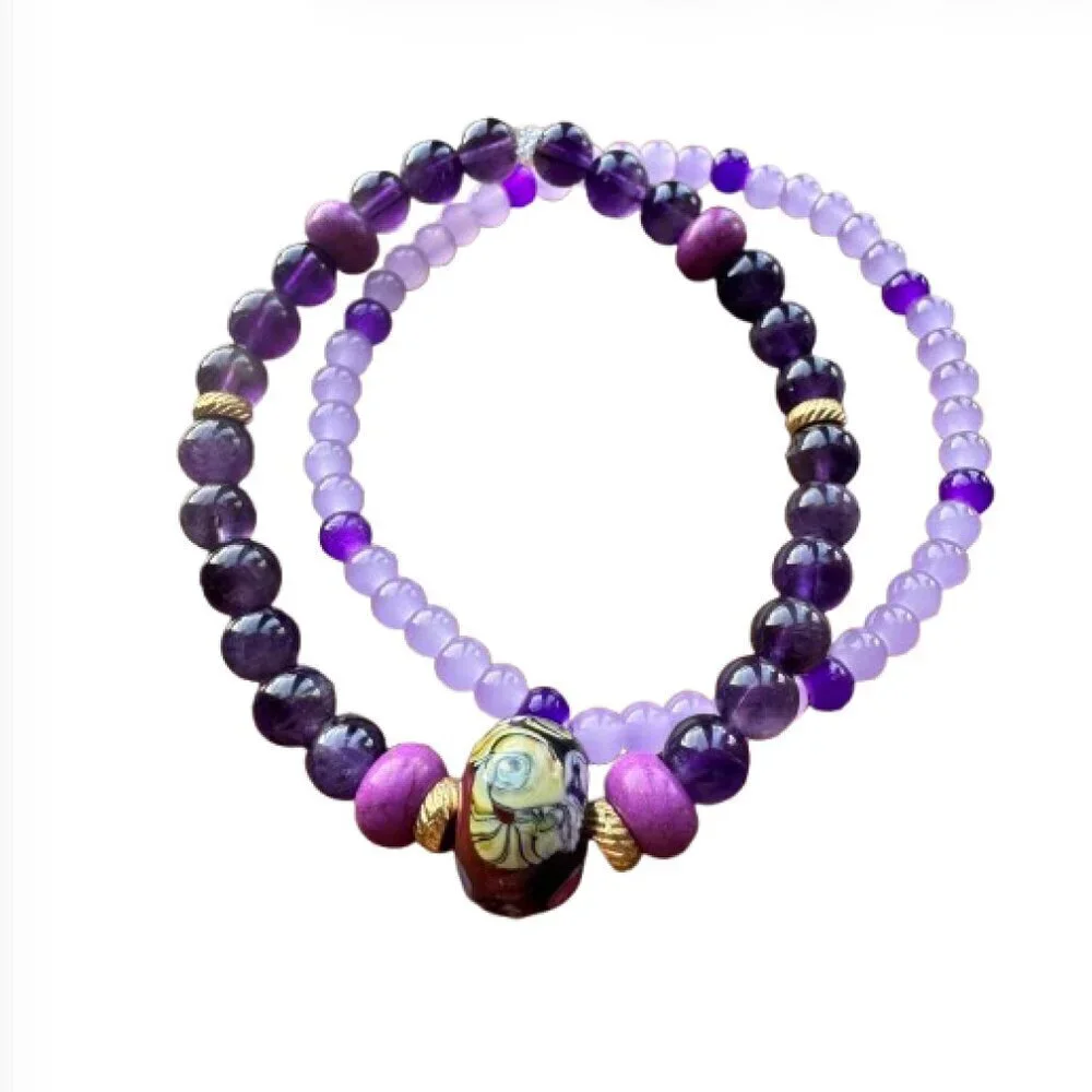 Set of two Women's Stretch Bracelets 7.5